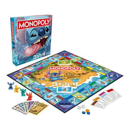Spanish Disney Stitch Monopoly game Nerdscape