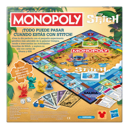 Spanish Disney Stitch Monopoly game Nerdscape