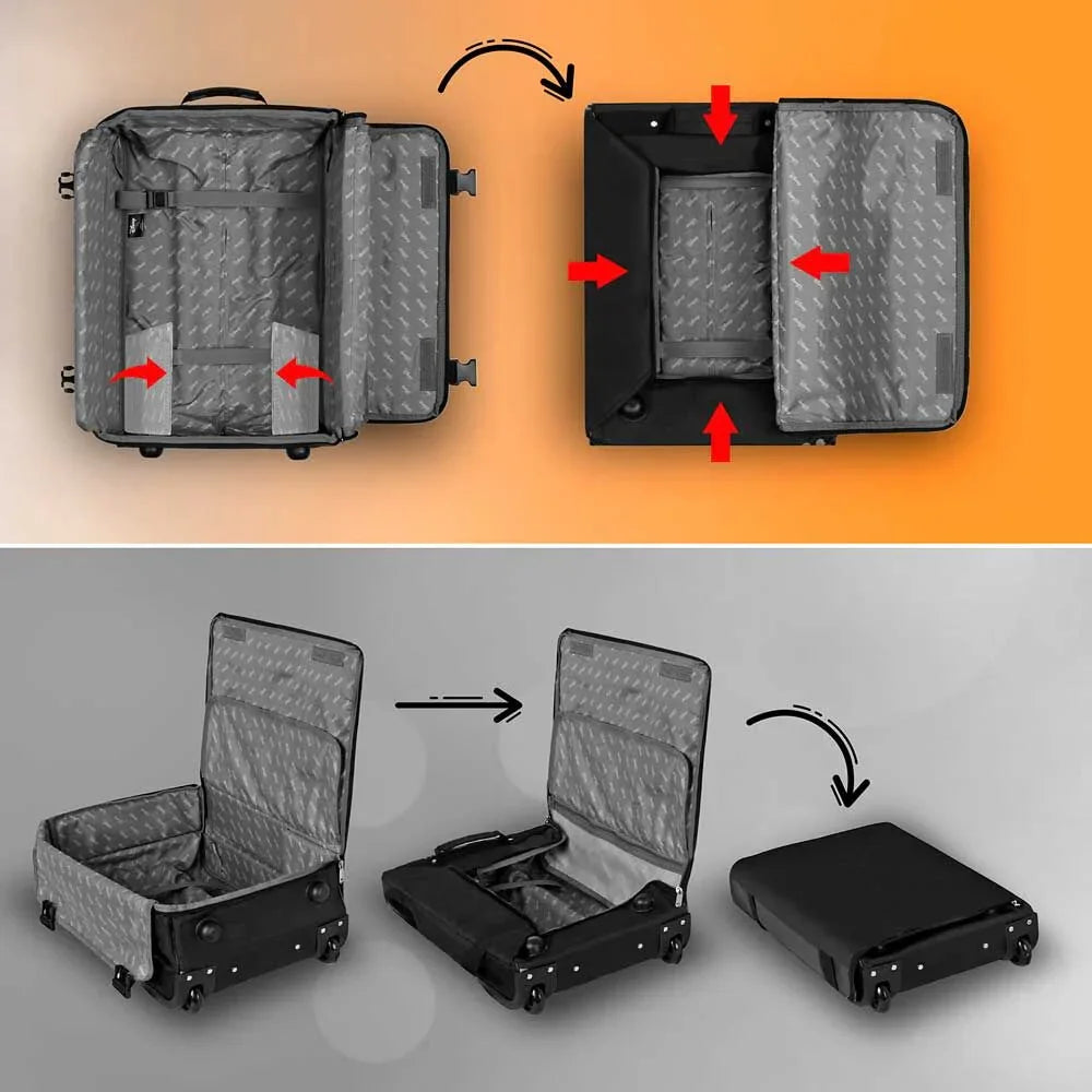 Disney Mickey Surprise foldable trolley suitcase 55cm Nerdscape