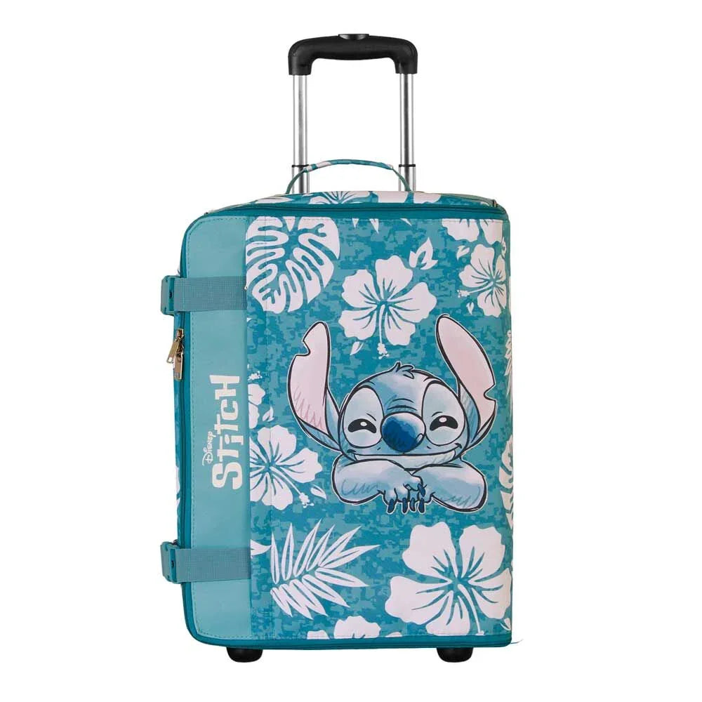 Disney Stitch Aloha foldable trolley suitcase 55cm Nerdscape