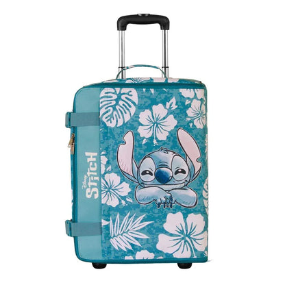 Disney Stitch Aloha foldable trolley suitcase 55cm Nerdscape