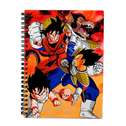 Dragon Ball Z assorted 3D notebook Nerdscape