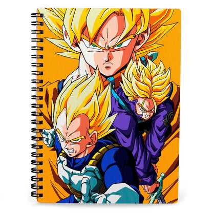 Dragon Ball Z assorted 3D notebook Nerdscape