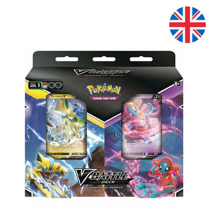 English Pokemon Deoxys vs Zeraora V Battle Deck collectible playing cards Nerdscape