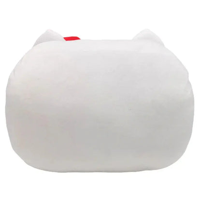 Cuscino peluche bianco a forma di animale kawaii con orecchie, accessorio Nerdscape.