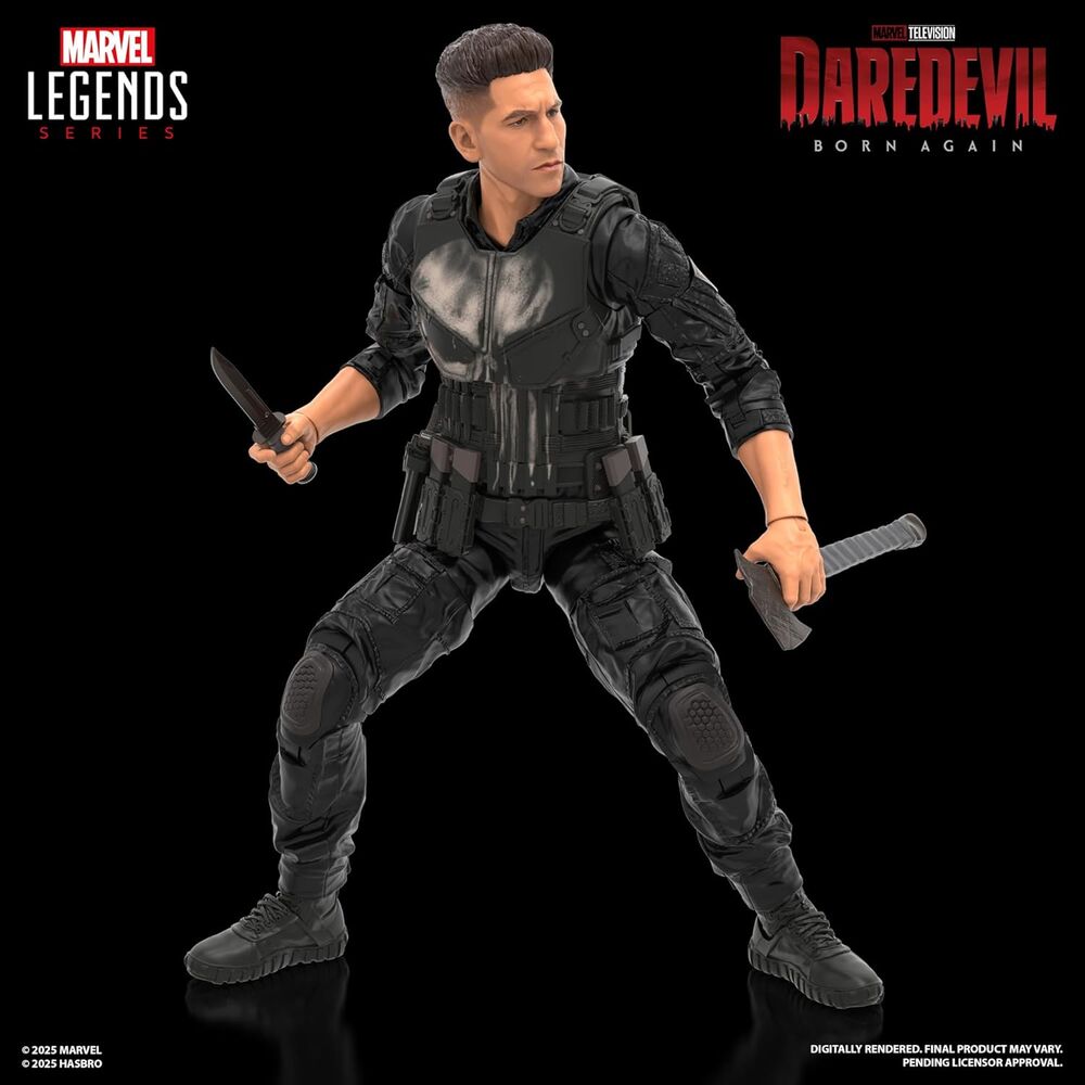 Marvel Legends Punisher Born Again - Figura da Collezione 15cm - Nerdscape