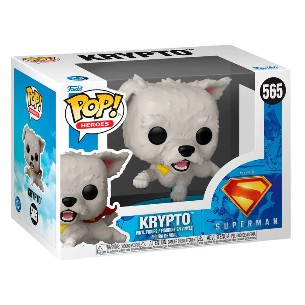 Funko Pop! DC Comics Superman Krypto - Figura da Collezione Vinyl Nerdscape