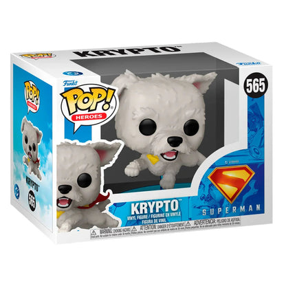 Funko Pop! DC Comics Superman Krypto - Figura da Collezione Vinyl Nerdscape