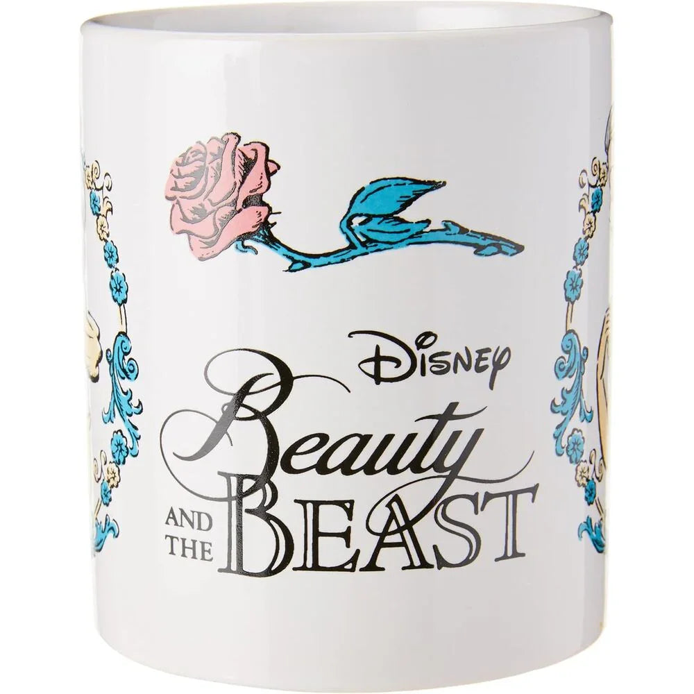 Disney Beauty and the Beast Set Mug + keyring + coaster Nerdscape
