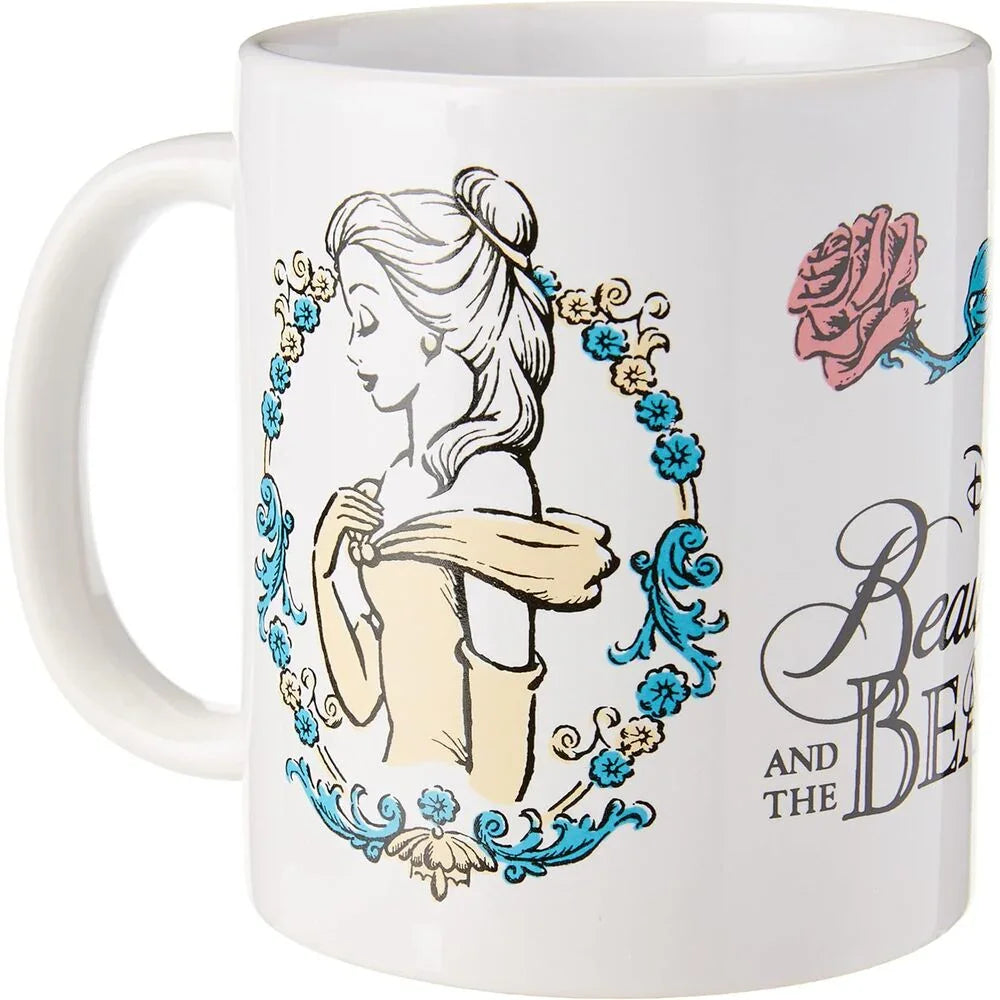Disney Beauty and the Beast Set Mug + keyring + coaster Nerdscape