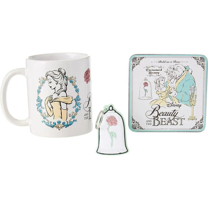 Disney Beauty and the Beast Set Mug + keyring + coaster Nerdscape