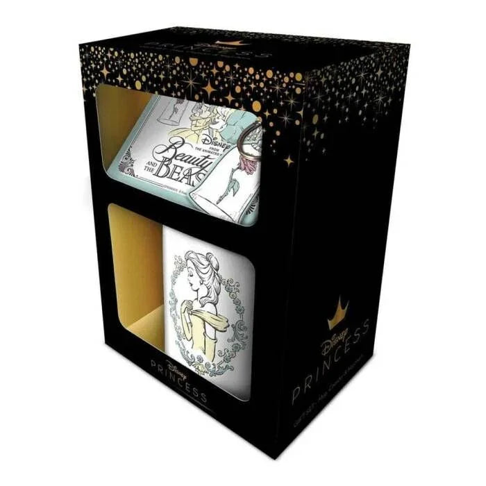 Disney Beauty and the Beast Set Mug + keyring + coaster Nerdscape