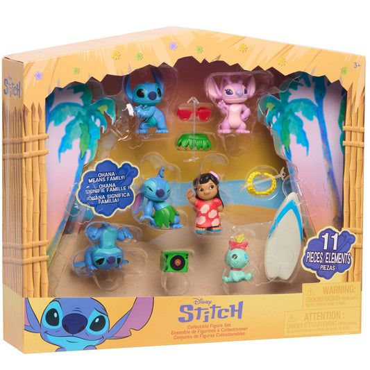 Lot de 6 figurines Disney Stitch de 5 cm
