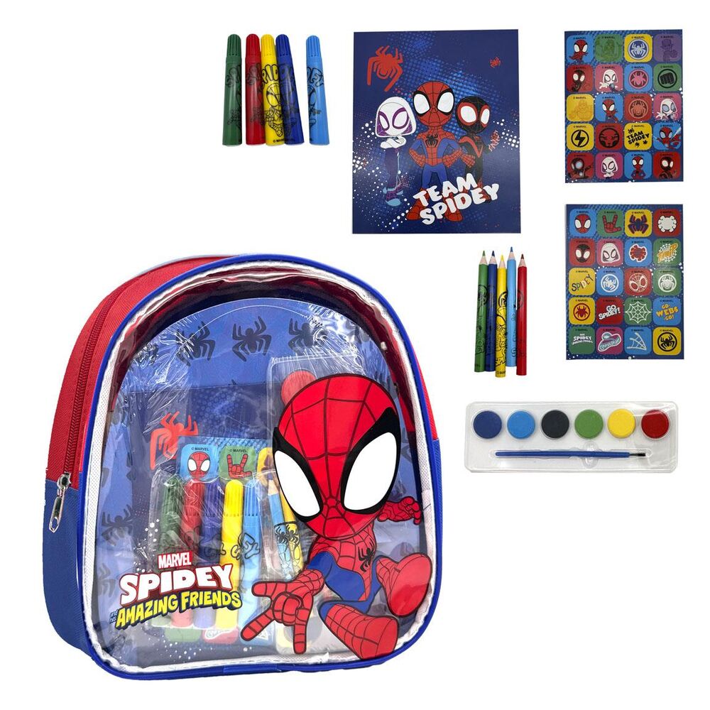 Marvel Spidey backpack stationery set - Nerdscape