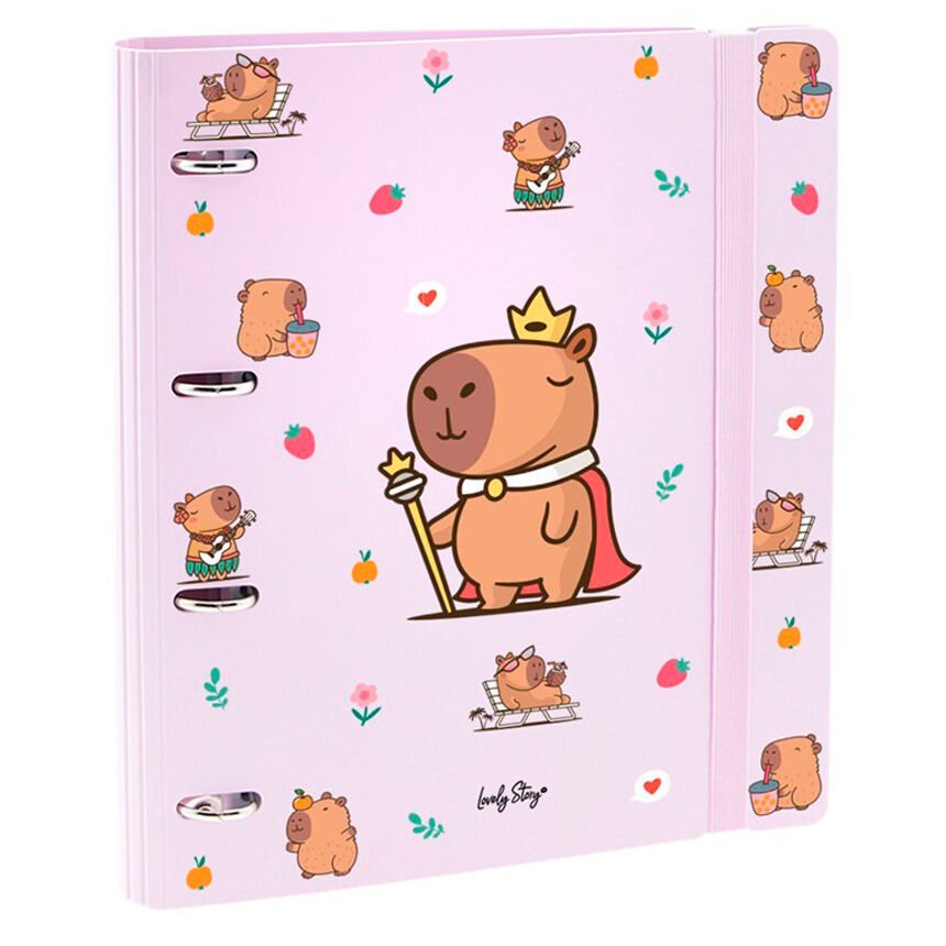 Capibara Majesty Ring binder - Nerdscape