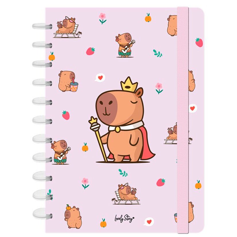 Capibara Majesty A4 notebook - Nerdscape