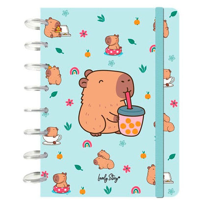 Capibara Bubble Tea A5 notebook - Nerdscape