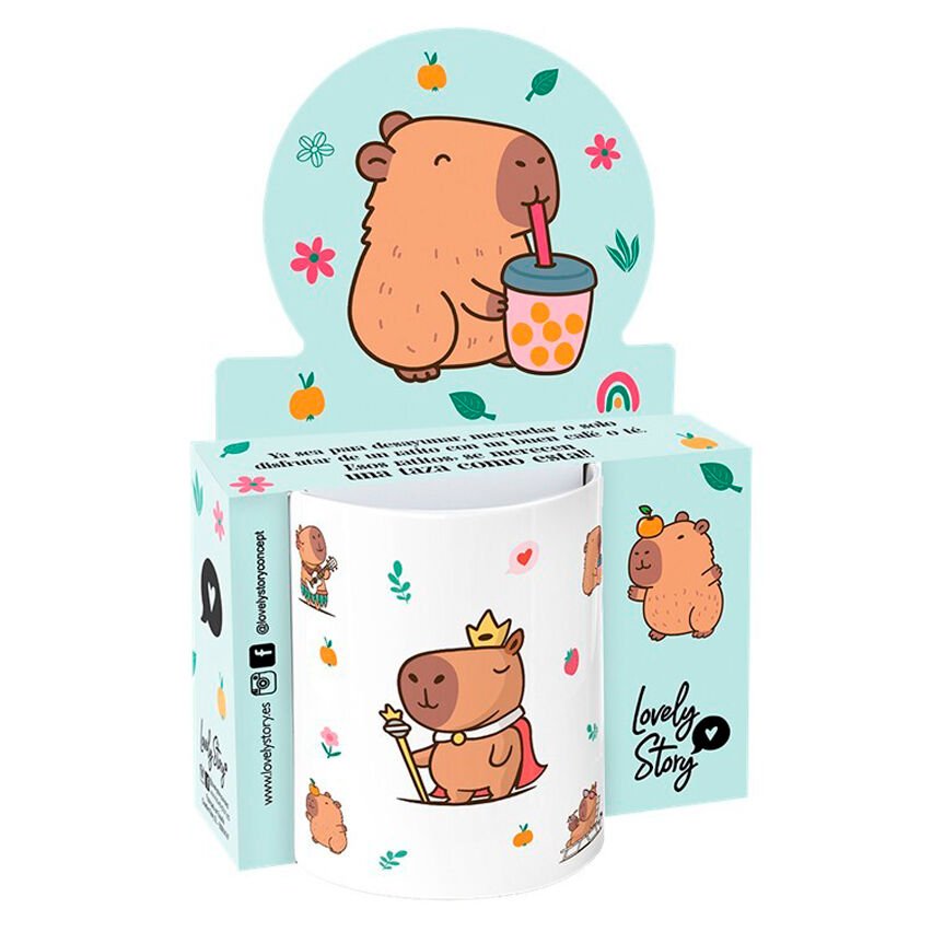 Capibara Majesty mug 330ml - Nerdscape