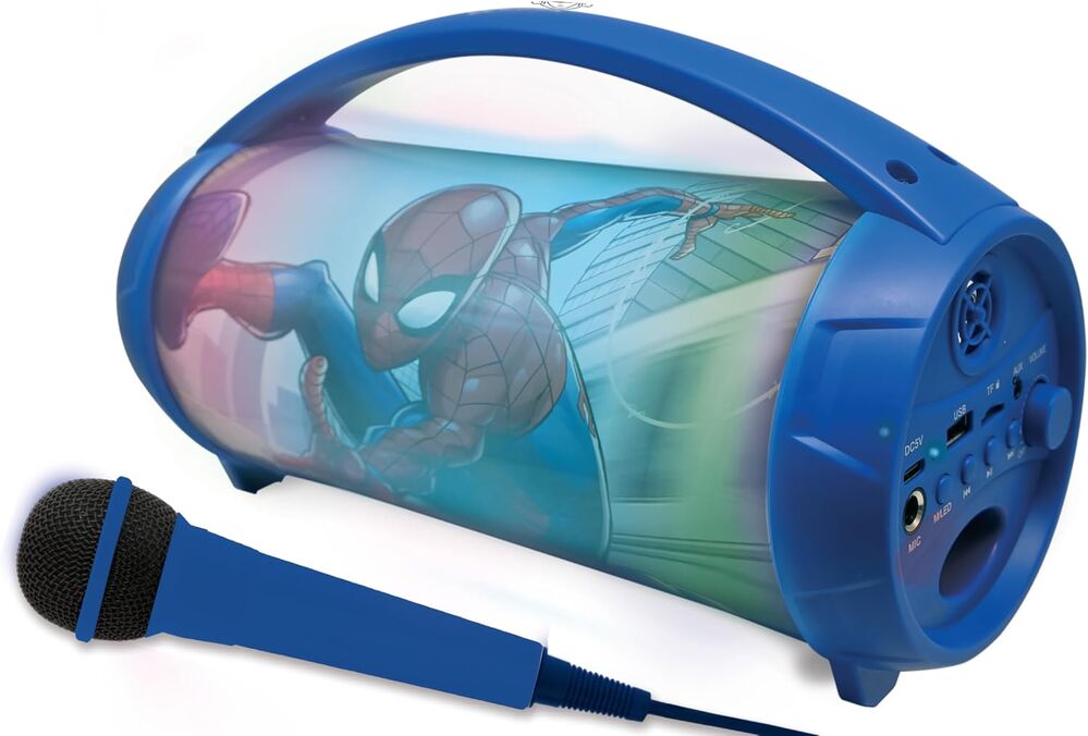 Marvel Spiderman Speaker with bluetooth microphone Nerdscape