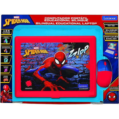 English - Portuguese Marvel Spiderman educational laptop Nerdscape