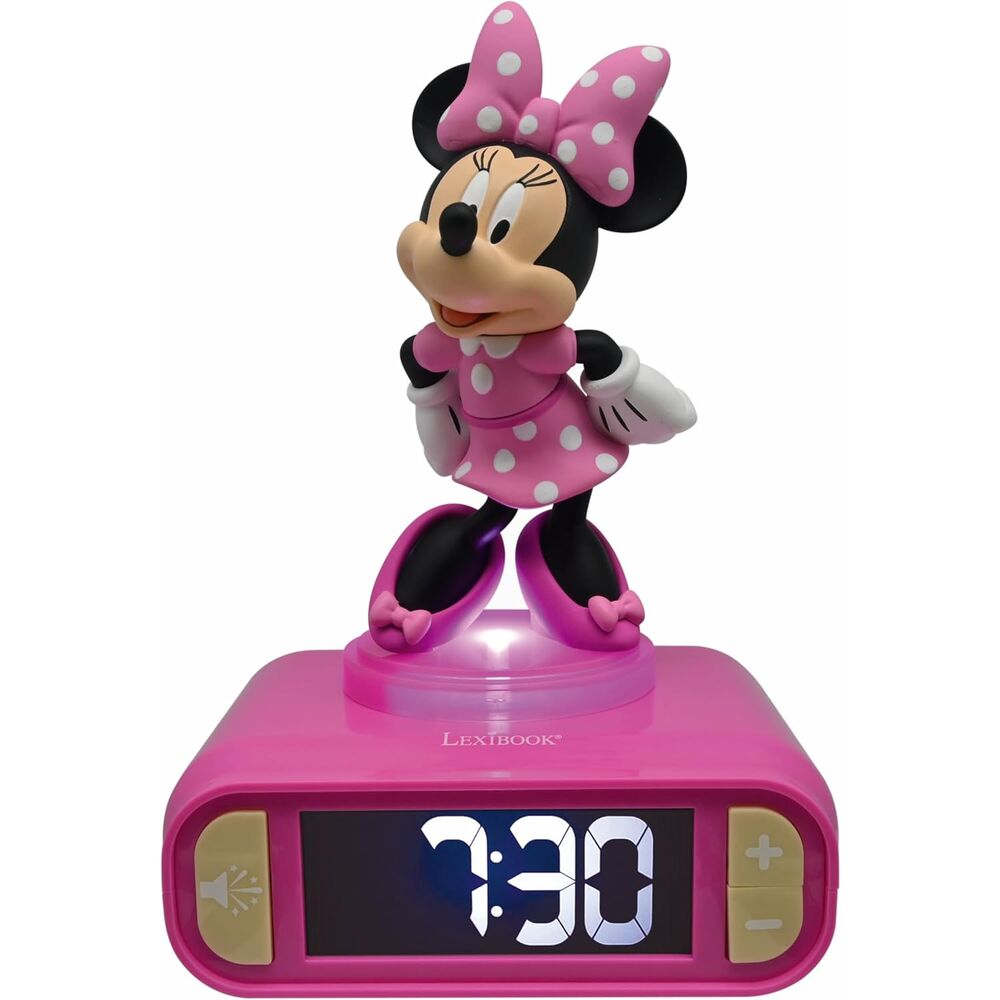 Disney Minnie Digital alarm clock night light Nerdscape