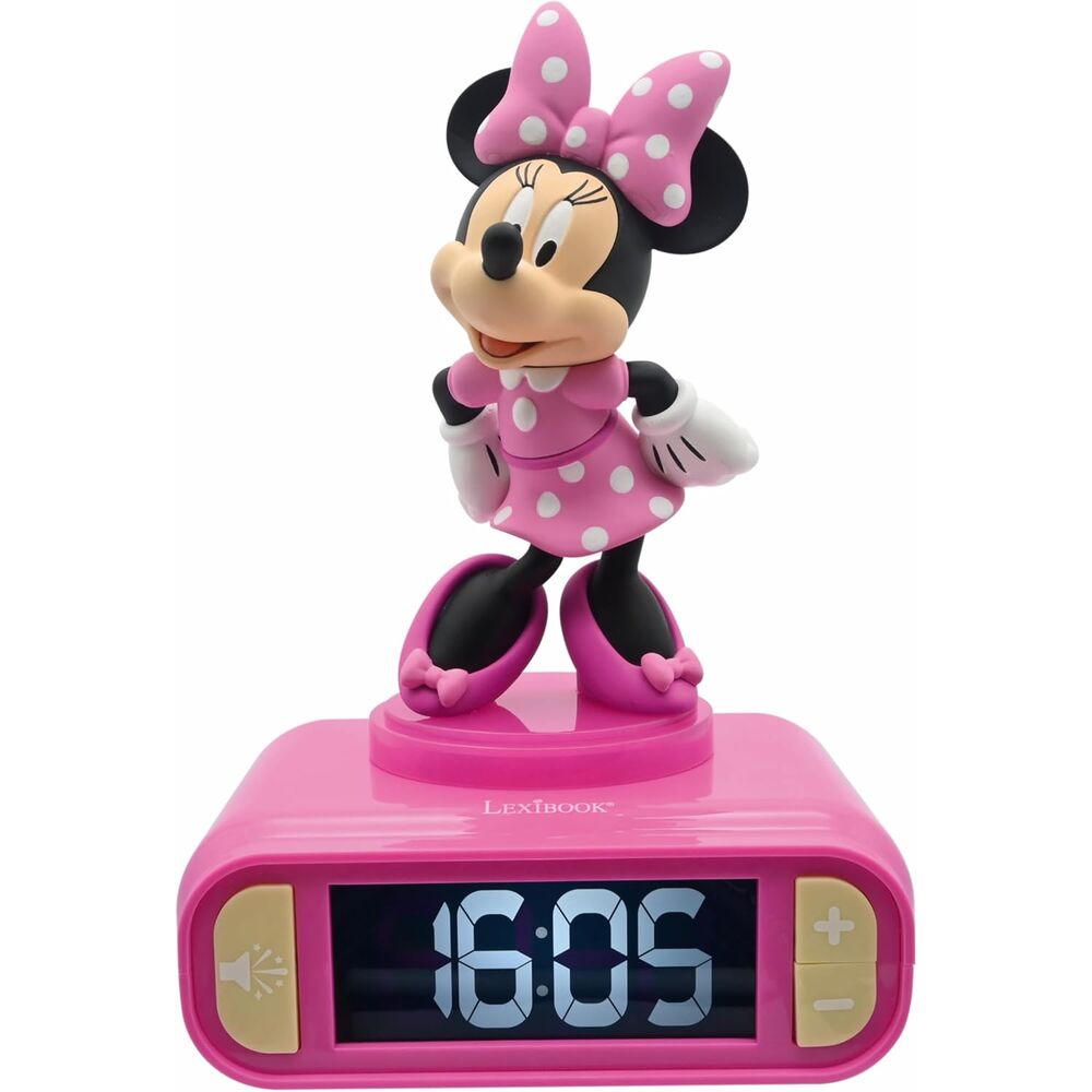 Disney Minnie Digital alarm clock night light Nerdscape