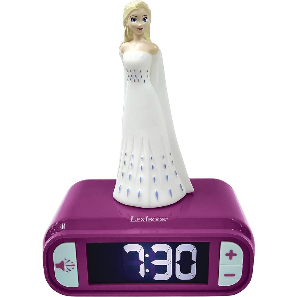 Disney Frozen Elsa Digital alarm clock night light Nerdscape