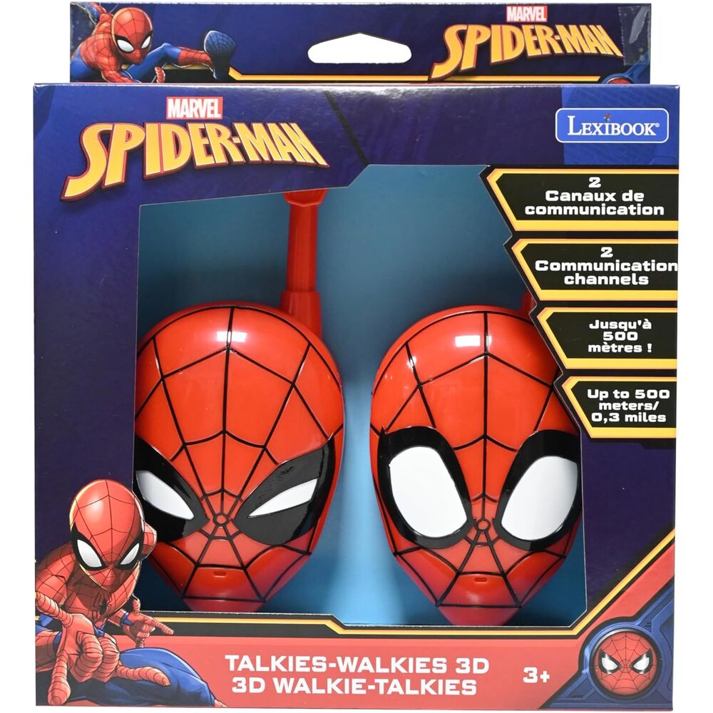 Marvel Spiderman 3D Walkie talkie Nerdscape