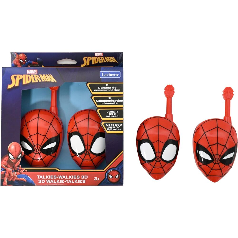 Marvel Spiderman 3D Walkie talkie Nerdscape