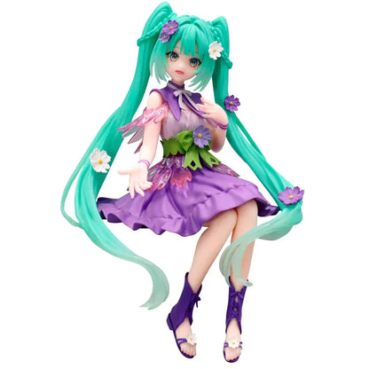 Hatsune Miku - Hatsune Miku Flower Fairy Cosmos Purple Noodle Stopper figure 14cm Nerdscape
