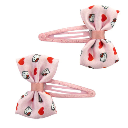 Hello Kitty 2 hairpins with tie pack Nerdscape