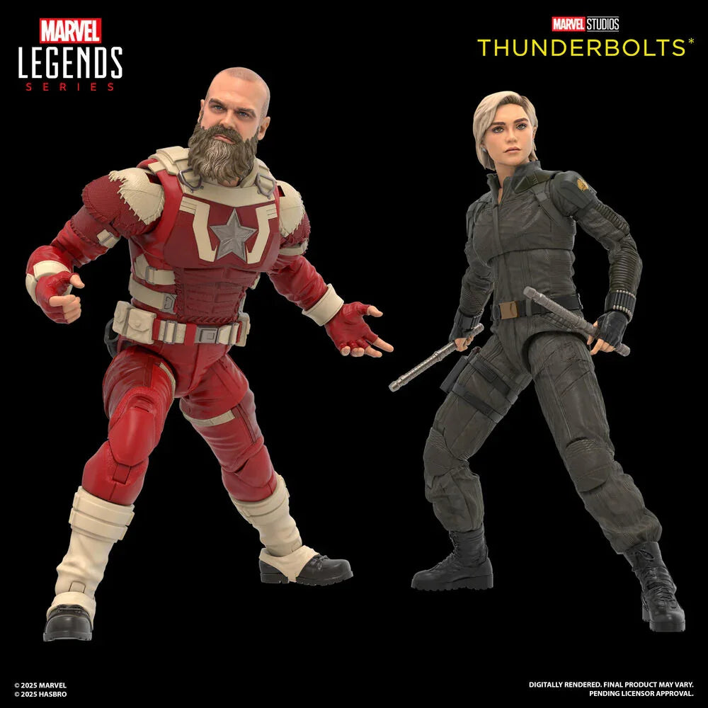Marvel Legends Yelena Belova & Red Guardian Thunderbolts - Figura da Collezione - Nerdscape Nerdscape