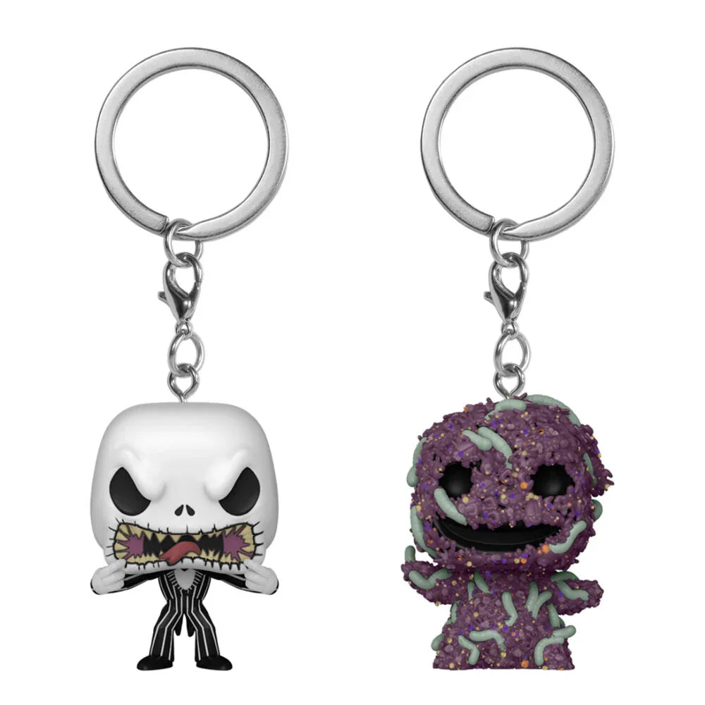 Pocket POP pack 2 keychain Disney Nightmare Before Christmas Jack & Oogie Boogie Nerdscape