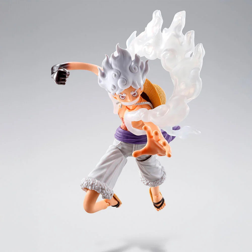 One Piece Monkey D Luffy Gear 5 Future Island Egghead S.H. Figuarts figure 15,5cm Nerdscape