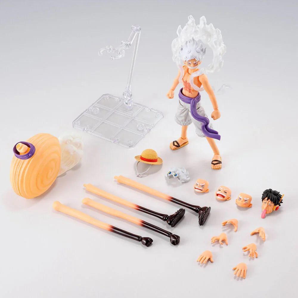 One Piece Monkey D Luffy Gear 5 Future Island Egghead S.H. Figuarts figure 15,5cm Nerdscape
