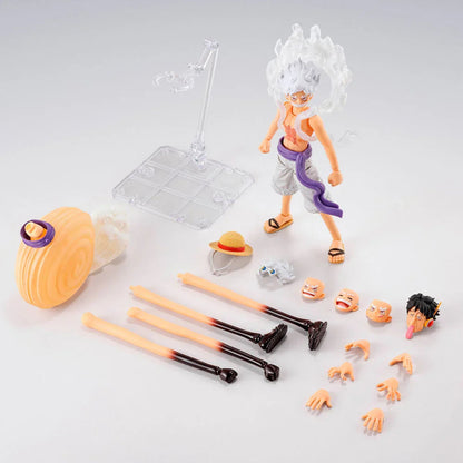 One Piece Monkey D Luffy Gear 5 Future Island Egghead S.H. Figuarts figure 15,5cm Nerdscape