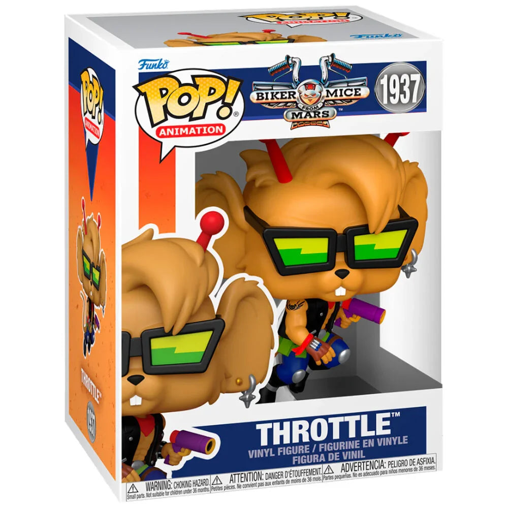 Funko Pop! Biker Mice Mars Throttle - Figura da Collezione Vinyl Nerdscape