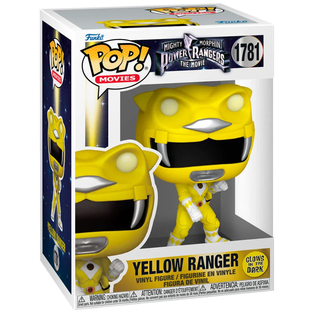 Funko Pop! Mighty Morphin Power Rangers Yellow Ranger - Figura da Collezione Vinyl Nerdscape