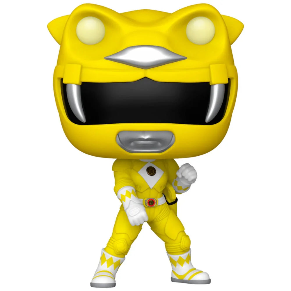 Funko Pop! Mighty Morphin Power Rangers Yellow Ranger - Figura da Collezione Vinyl Nerdscape