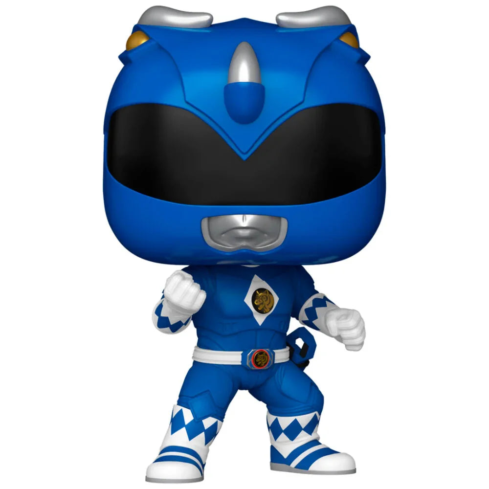 Funko Pop! Mighty Morphin Power Rangers Blue Ranger - Figura da Collezione Vinyl Nerdscape