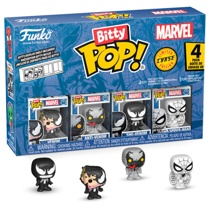 Funko Pop! Marvel Spider-Man Venom - Figura da Collezione Vinyl 4 pezzi Blister Nerdscape