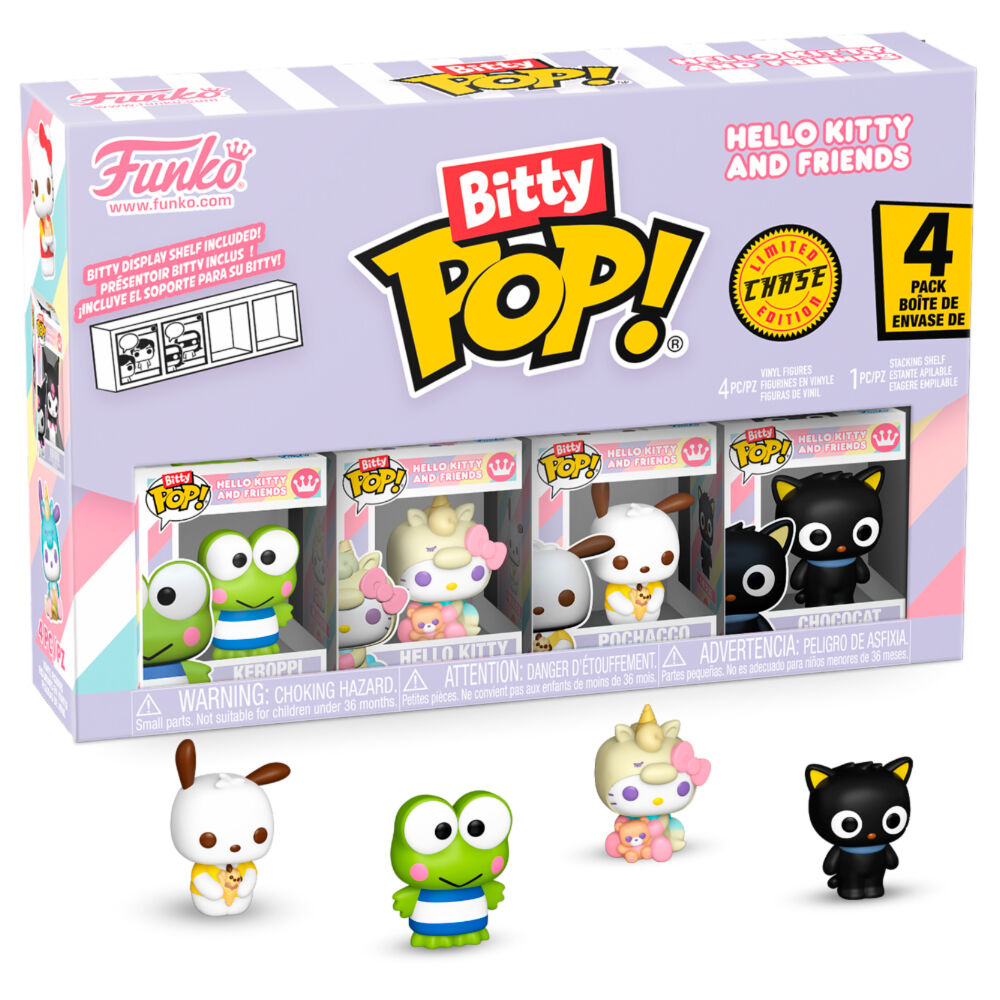 Blister 4 figures Bitty POP Hello Kitty and Friends Keroppi