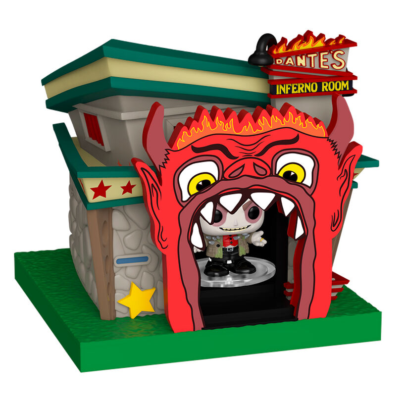 Funko Pop! Town Beetlejuice Dante's Inferno Room - Figura da Collezione Vinyl Nerdscape