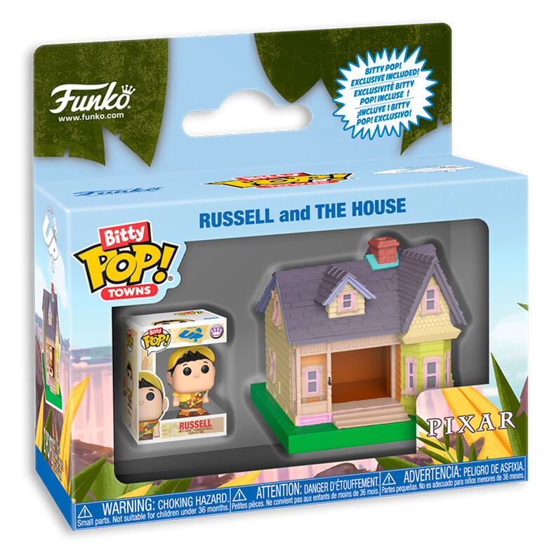 Funko Pop! Town Disney Pixar UP Russel - Figura da Collezione Vinyl Nerdscape