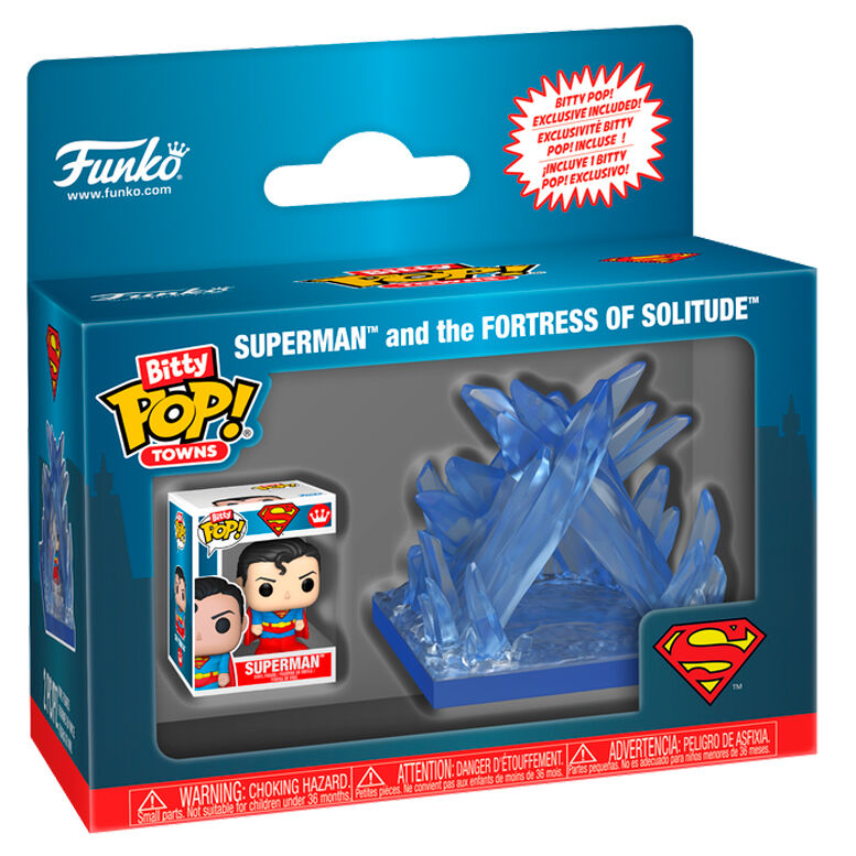 Funko Pop! Town DC Comics Superman - Figura da Collezione Vinyl Nerdscape