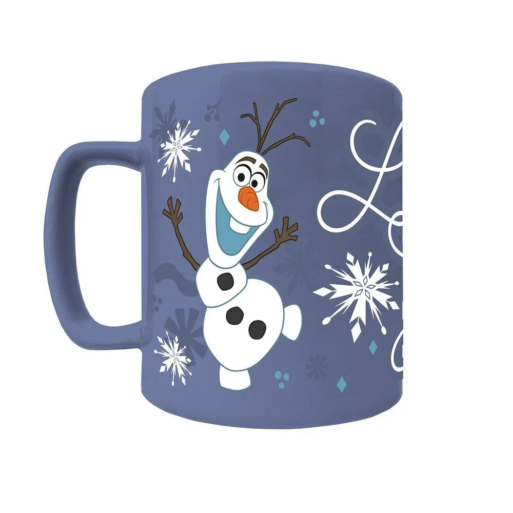 Disney Frozen Olaf Mug with teddy bear cover 440ml Nerdscape