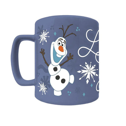 Disney Frozen Olaf Mug with teddy bear cover 440ml Nerdscape