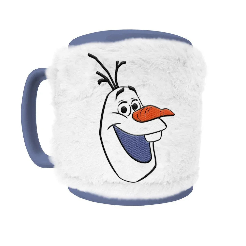 Disney Frozen Olaf Mug with teddy bear cover 440ml Nerdscape