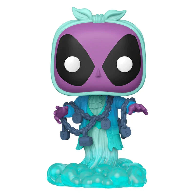Funko Pop! Marvel Deadpool - Deadpool as Jacob Marley - Figura da Collezione Vinyl Nerdscape