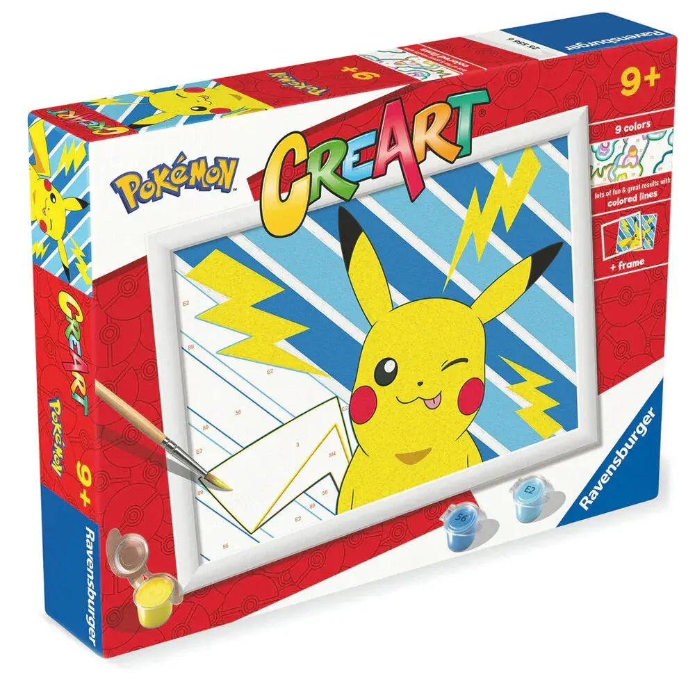 Pokemon Pikachu CreArt Painting kit Nerdscape